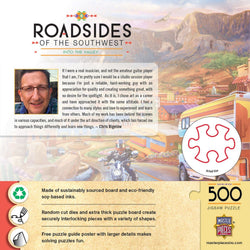 Roadsides of the Southwest - Into the Valley 500 Piece Jigsaw Puzzle (ONLINE ORDER ONLY)