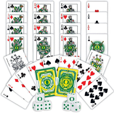 Oregon Ducks - 2-Pack Playing Cards & Dice Set (ONLINE ORDER ONLY)