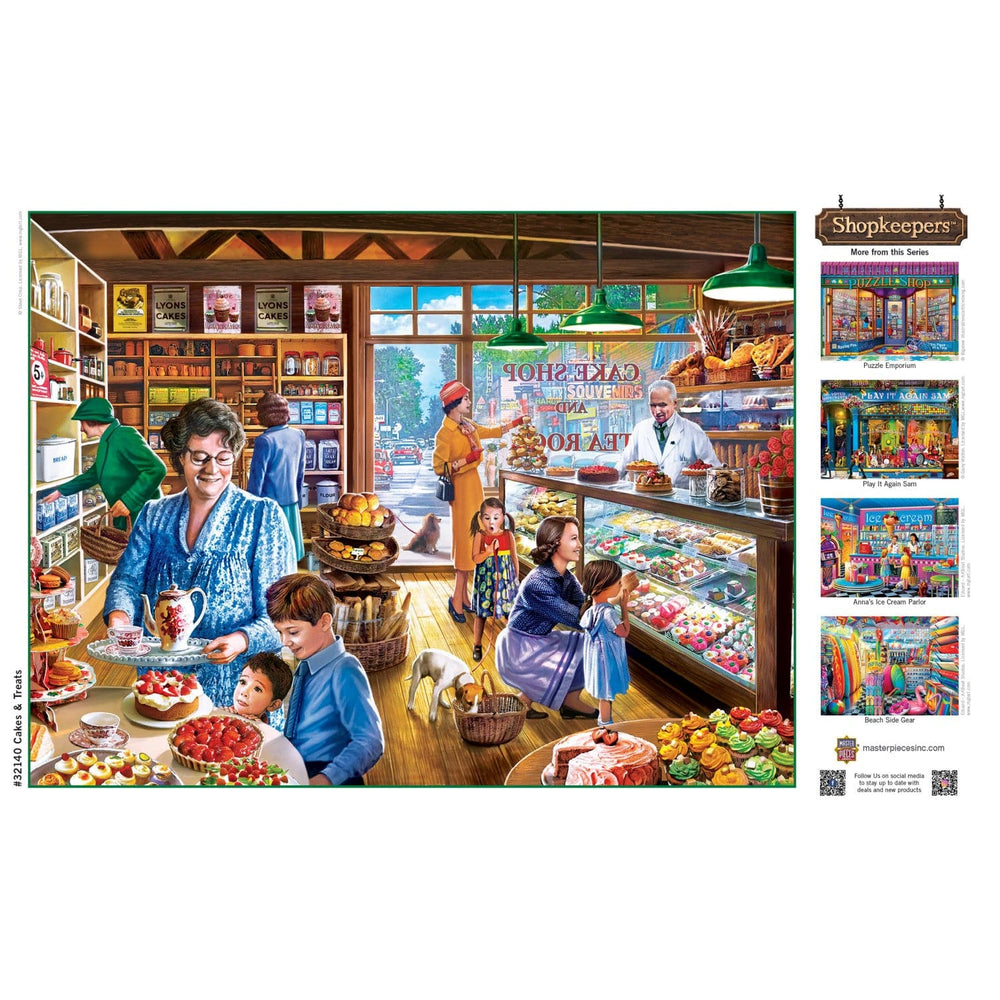 Shopkeepers - Cakes & Treats 750 Piece Jigsaw Puzzle (ONLINE ORDER ONLY)