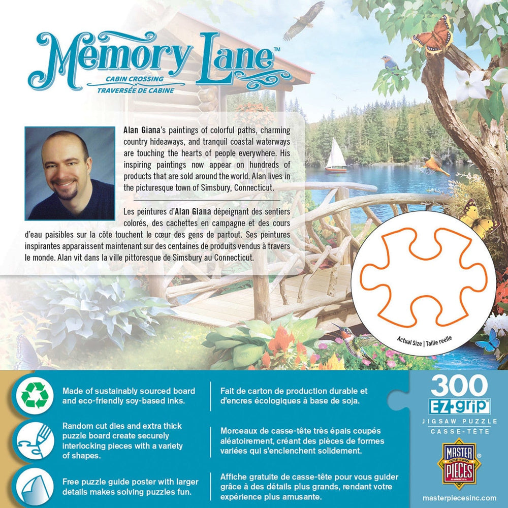Memory Lane - Cabin Crossing 300 Piece EZ Grip Jigsaw Puzzle (ONLINE ORDER ONLY)
