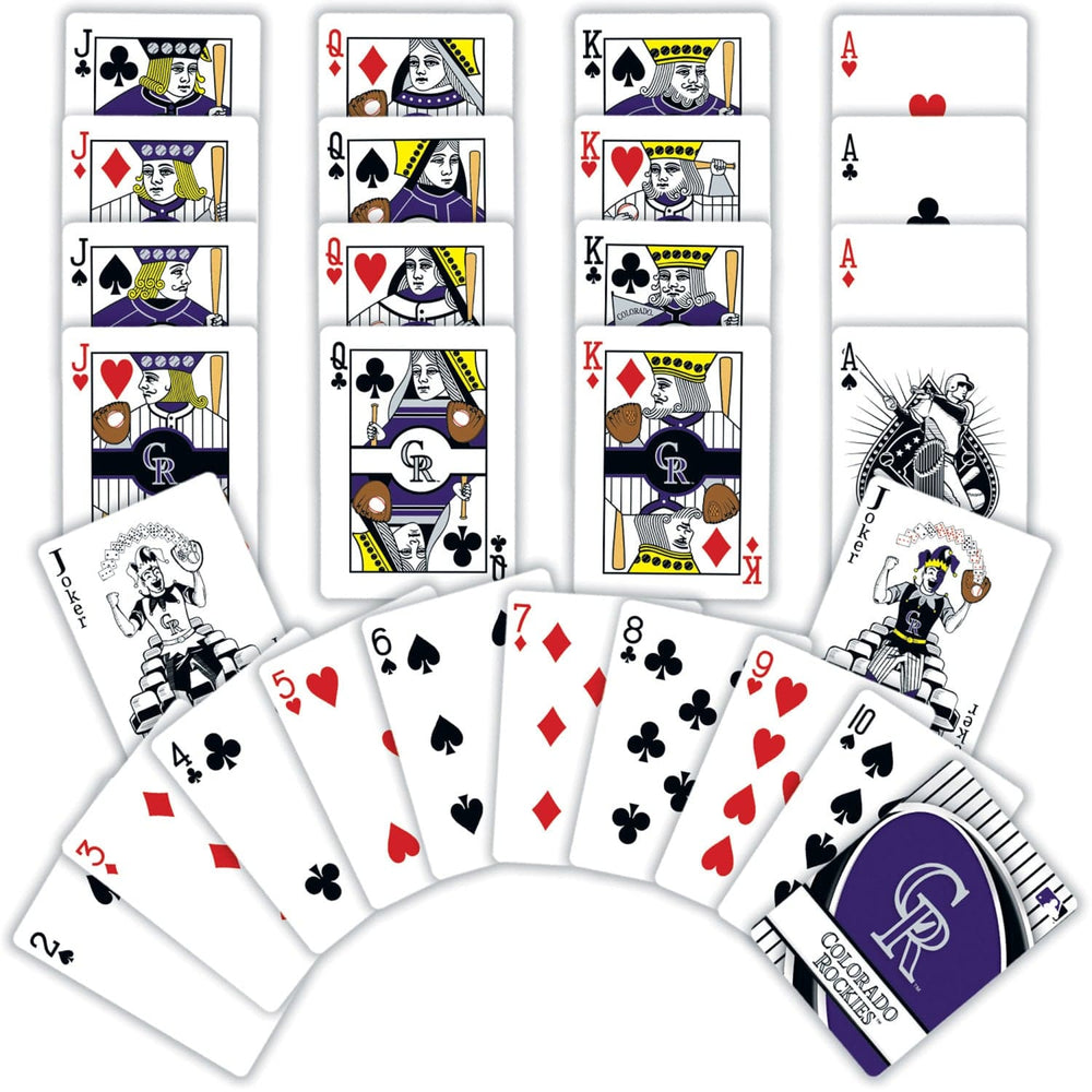 Colorado Rockies Playing Cards - 54 Card Deck (ONLINE ORDER ONLY)