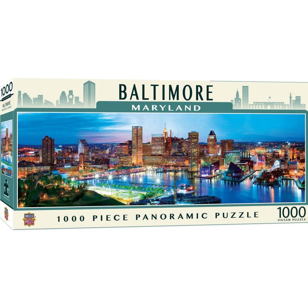 Baltimore, Maryland 1000 Piece Panoramic Jigsaw Puzzle (ONLINE ORDER ONLY)
