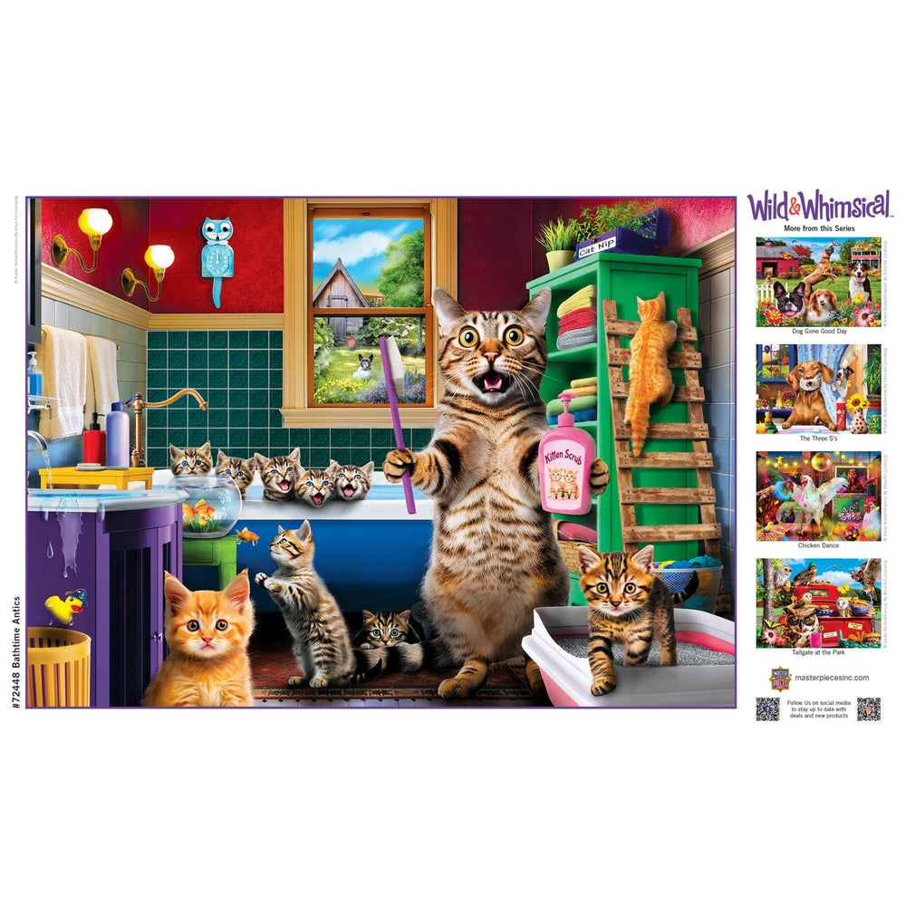 Wild & Whimsical - Bathtime Antics 1000 Piece Jigsaw Puzzle (ONLINE ORDER ONLY)