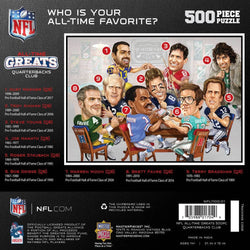 NFL Quarterbacks Club - All-Time Greats 500 Piece Jigsaw Puzzle