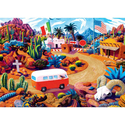 Roadsides of the Southwest - Touring Time 500 Piece Jigsaw Puzzle (ONLINE ORDER ONLY)