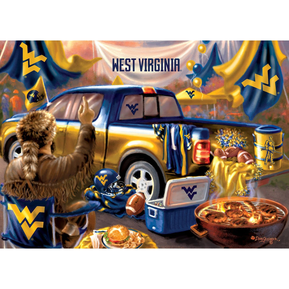 West Virginia Mountaineers - Gameday 1000 Piece Jigsaw Puzzle (ONLINE ORDER ONLY)