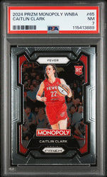 Graded 2024 Panini Prizm Monopoly WNBA Caitlin Clark #65 Rookie RC Basketball Card PSA 7 Near Mint (ONLINE ORDER ONLY)