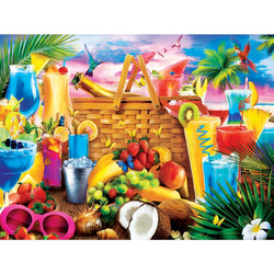 Paradise Beach - Picnic on the Beach 550 Piece Jigsaw Puzzle (ONLINE ORDER ONLY)