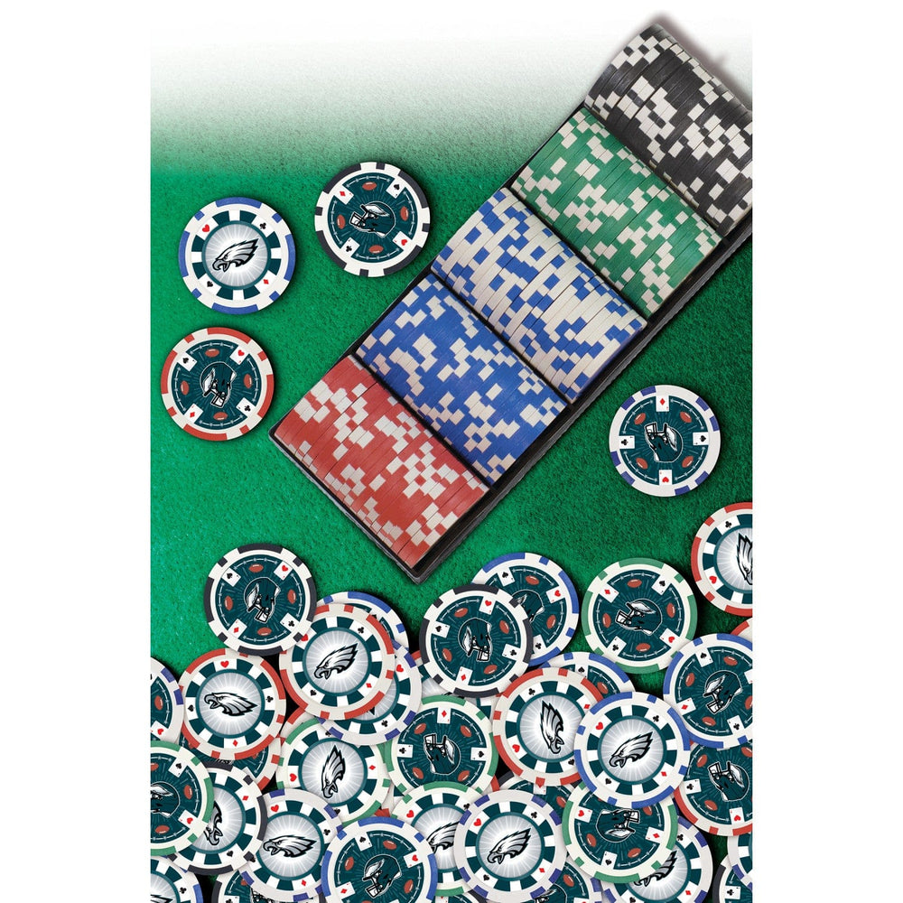 Philadelphia Eagles 100 Piece Poker Chips (ONLINE ORDER ONLY)