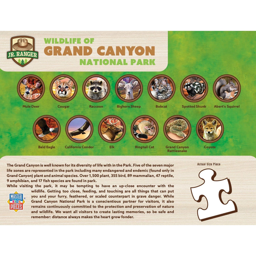 Wildlife of Grand Canyon National Park - 100 Piece Jigsaw Puzzle (ONLINE ORDER ONLY)