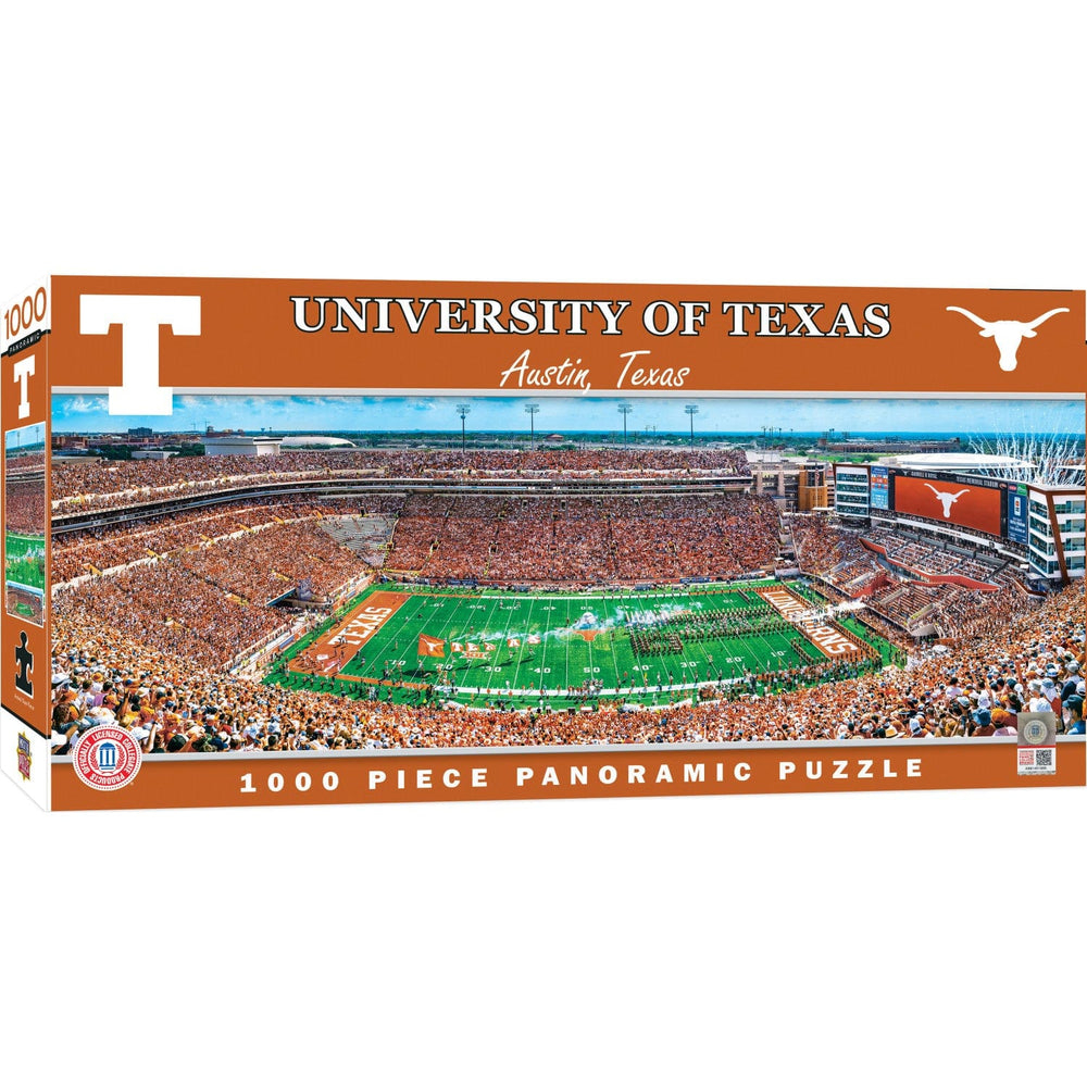 Texas Longhorns - 1000 Piece Panoramic Jigsaw Puzzle (ONLINE ORDER ONLY)
