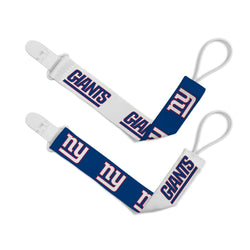 New York Giants - Pacifier Clip 2-Pack (ONLINE ORDER ONLY)
