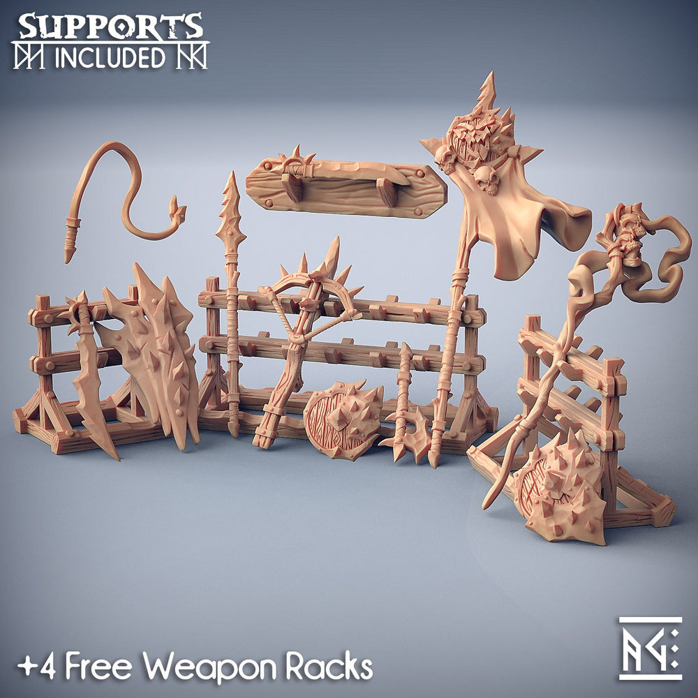 3D Printed Artisan Guild Standalone Blackrazor Weapons Blackrazor Hobgoblins 28mm 32mm (Online Only)