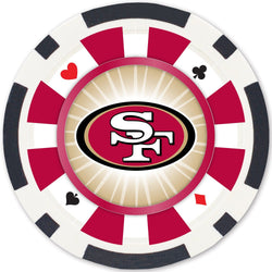 San Francisco 49ers 100 Piece Poker Chips (ONLINE ORDER ONLY)