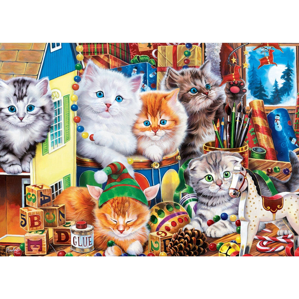 Sparkle & Shine - Whisker Wishes 500 Piece Glitter Jigsaw Puzzle (ONLINE ORDER ONLY)