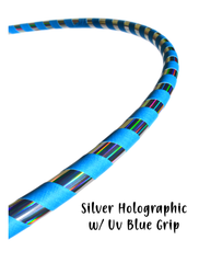 Beginner & Weighted Fitness Taped Beginner Hula Hoops | Mirror, Holographic, & Prism Deco Tapes + Gaffer Grip Tape (ONLINE ORDER ONLY)
