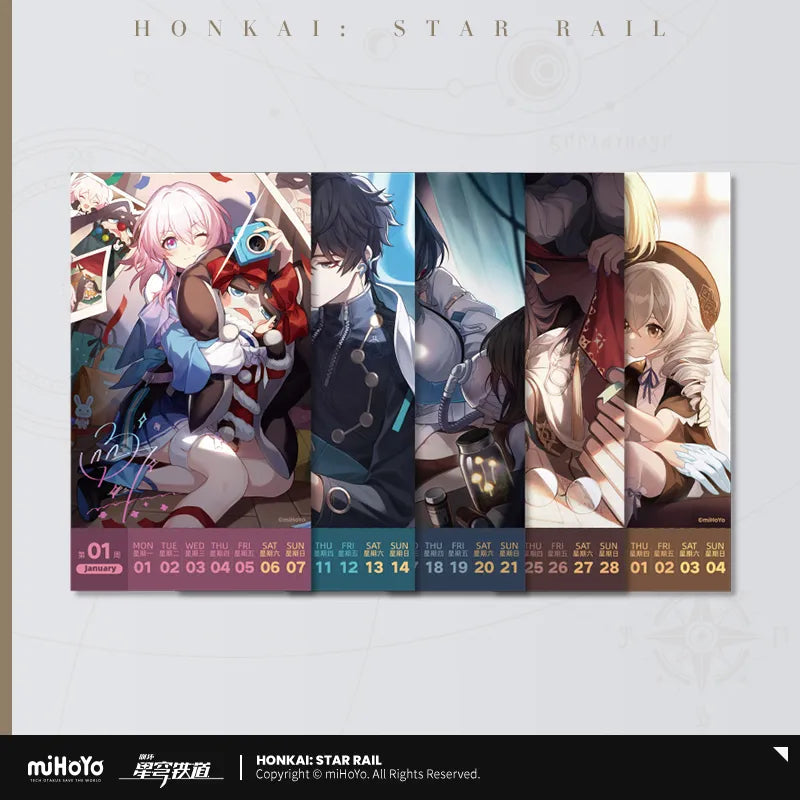 Honkai: Star Rail 2024 Weekly Calendar (ONLINE ORDER ONLY)