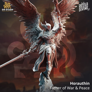 Horauthin, Father of War & Peace (Male Angel Paladin) (Online Only)
