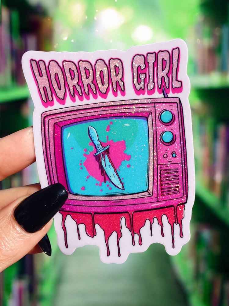Horror Girl Halloween Sticker (Online Order Only)
