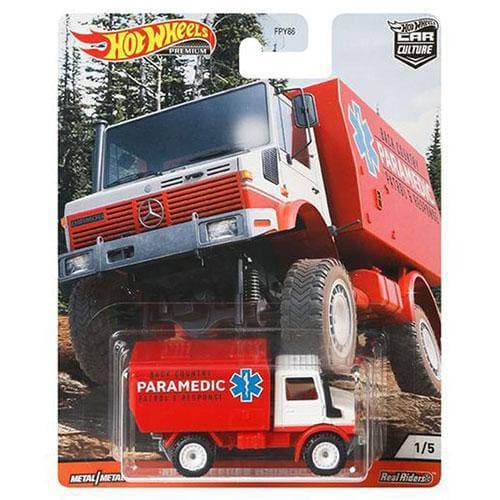 Hot Wheels Car Culture All Terrain - 1/5 '88 Mercedes Unimog U1300 (ONLINE ORDER ONLY)