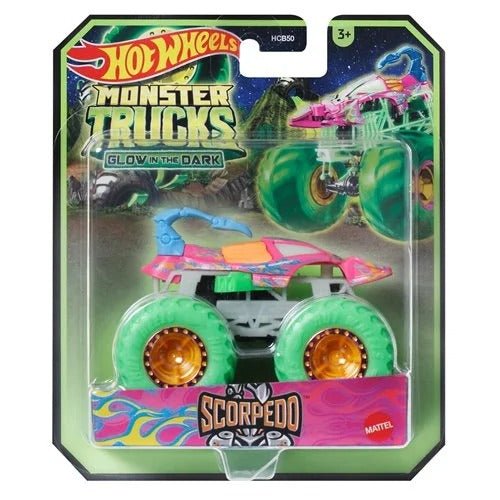 Hot Wheels Monster Trucks Glow-in-the-Dark 1:64 Scale Vehicle 2024 - Select Vehicle(s) (6281) (Online Order Only)