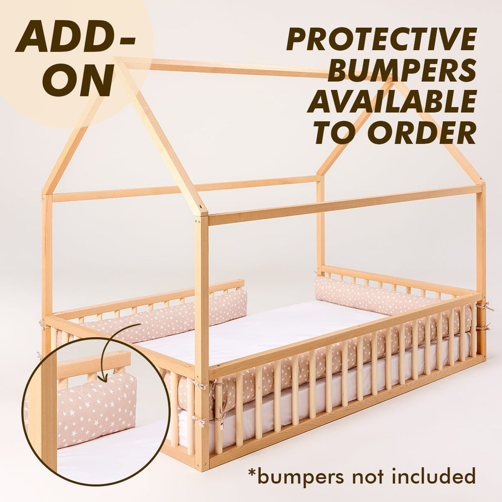 Montessori House Bed for Kids with Fence (ONLINE ORDER ONLY)
