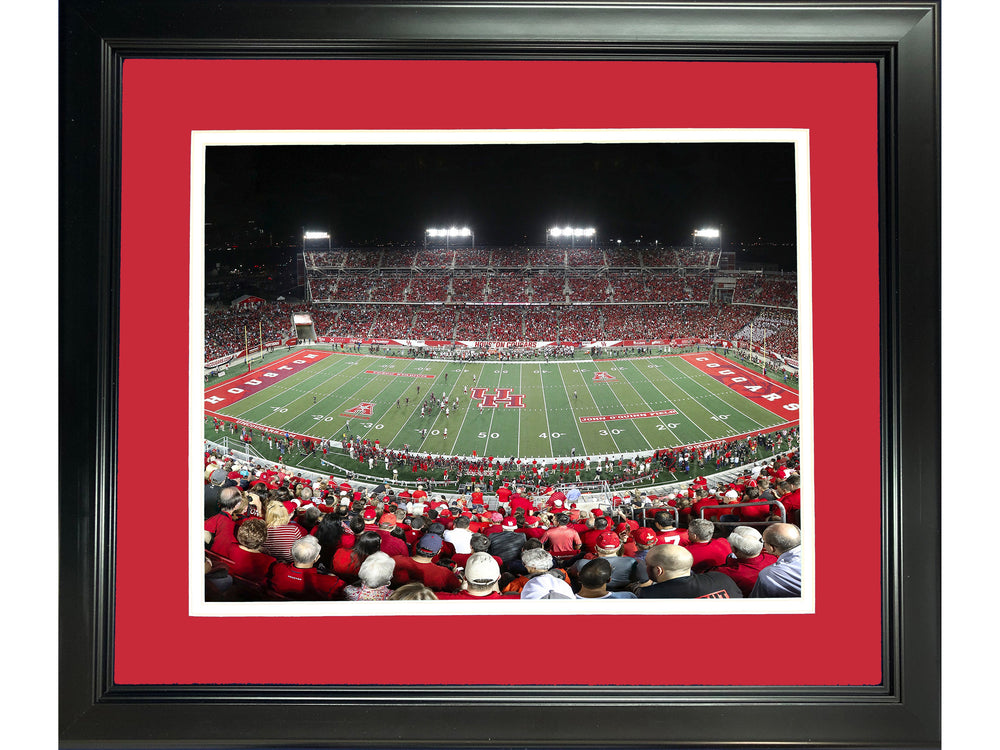 Framed TDECU Stadium Houston Cougars 11"x14" NCAA Football Photo Professionally Matted (ONLINE ORDER ONLY)
