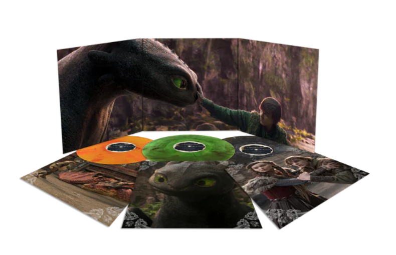 How To Train Your Dragon - Original Motion Picture Soundtrack (3XLP Night Fury) [Vinyl] (ONLINE ORDER ONLY)