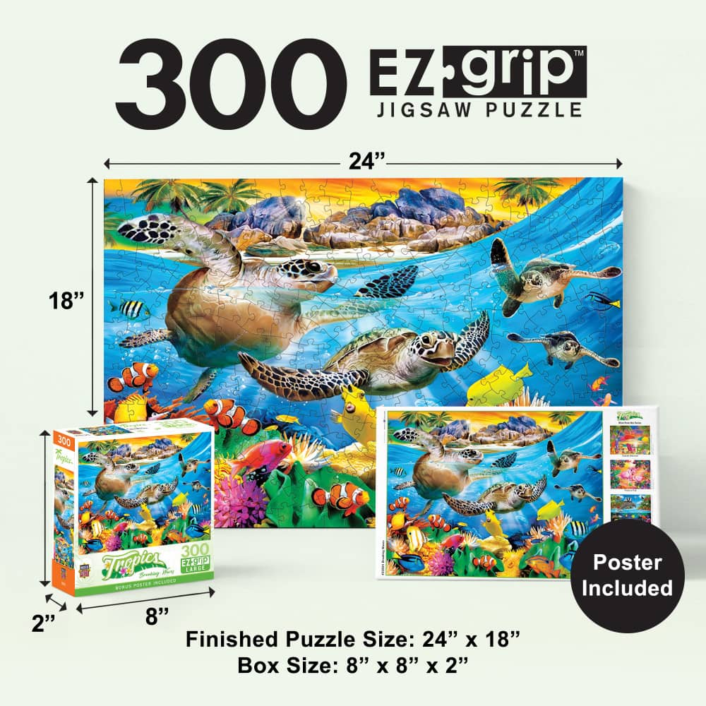 Tropics - Breaking Waves 300 Piece EZ Grip Jigsaw Puzzle