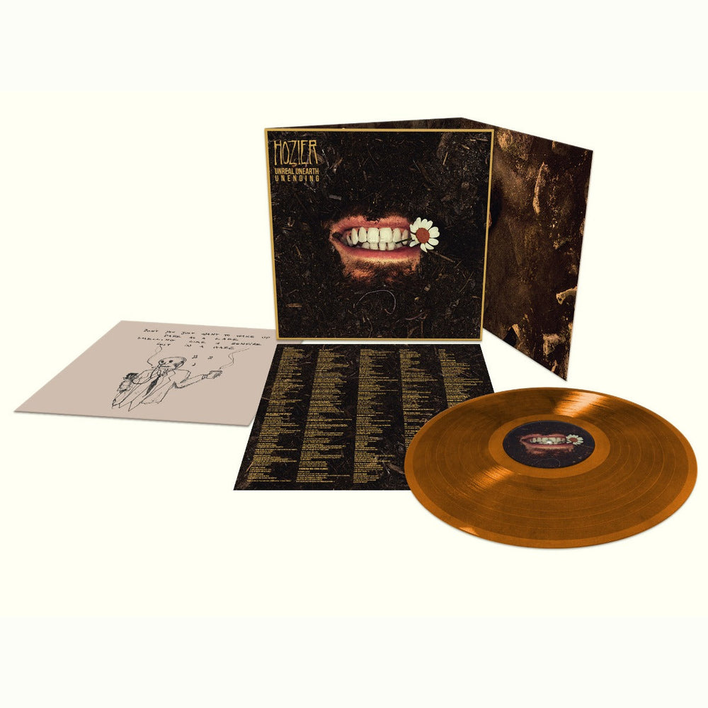 HOZIER - Unreal Unearth Unending (140 Gram Raw Ochre Colored Vinyl) [Vinyl] (ONLINE ORDER ONLY)