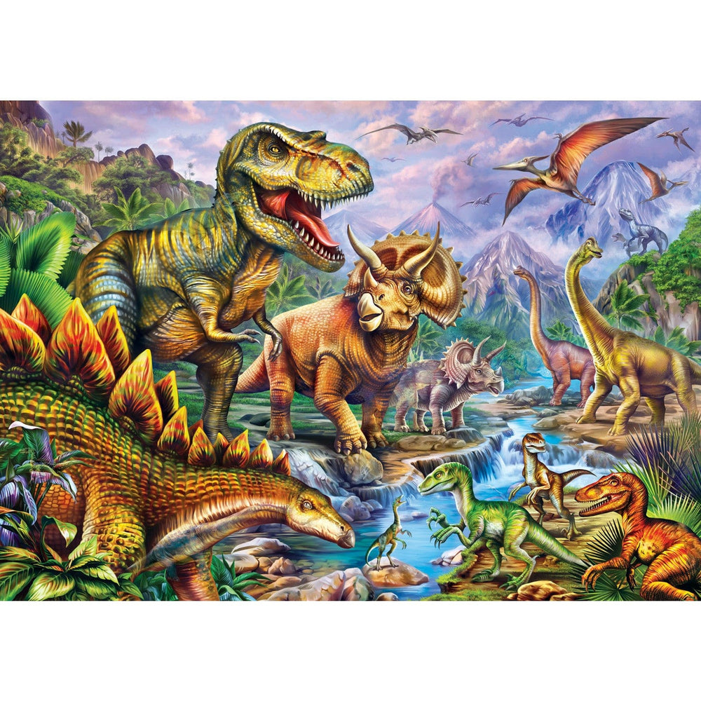 Hidden Images - Dinosaur Valley 500 Piece Jigsaw Puzzle (ONLINE ORDER ONLY)