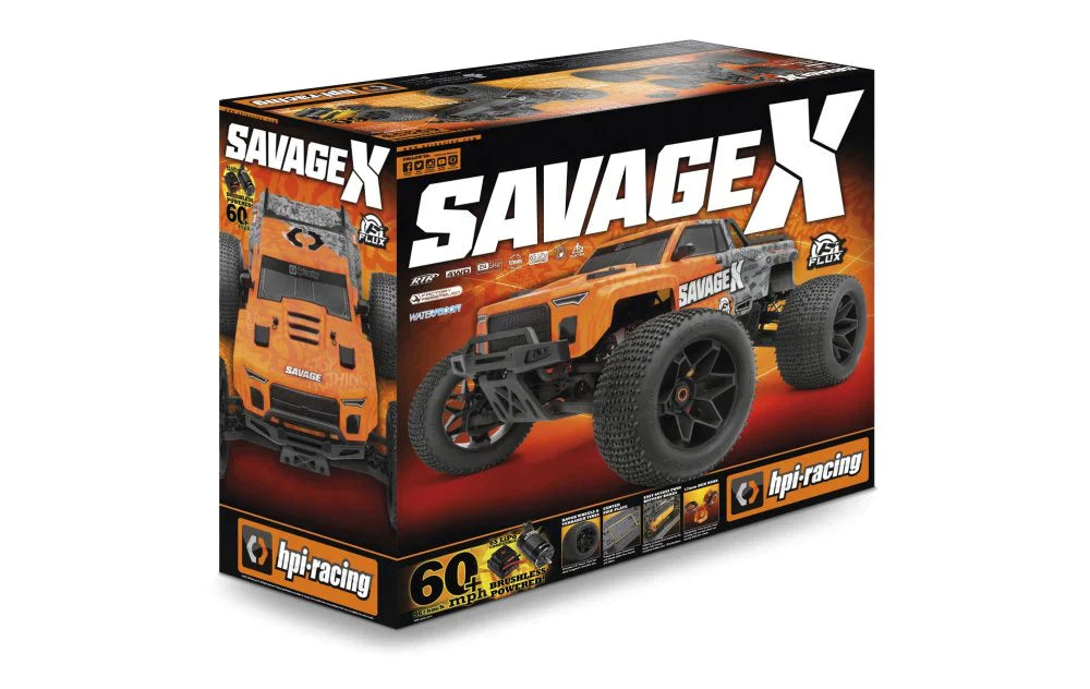 HPI Savage X FLUX V2 GT-6 1/8 4WD RTR Brushless Monster HPI160101 (ONLINE ORDER ONLY)
