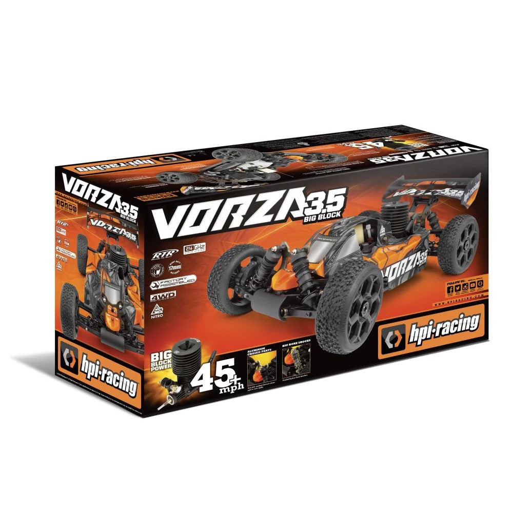 HPI Vorza 3.5 Big Block RTR 1/8 4WD Nitro Buggy Orange (ONLINE ORDER ONLY)