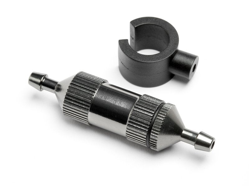 HPI Racing Stone Fuel Filter Large Gunmetal for Trophy 3.5/4.6 – Optional Upgrade