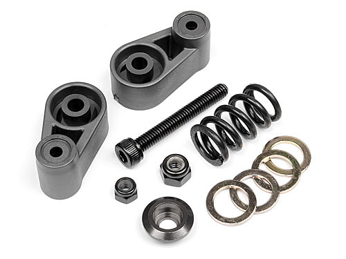 HPI Racing Servo Saver Set (Gunmetal) Baja 5SC/D-Box/Boss (ONLINE ORDER ONLY)