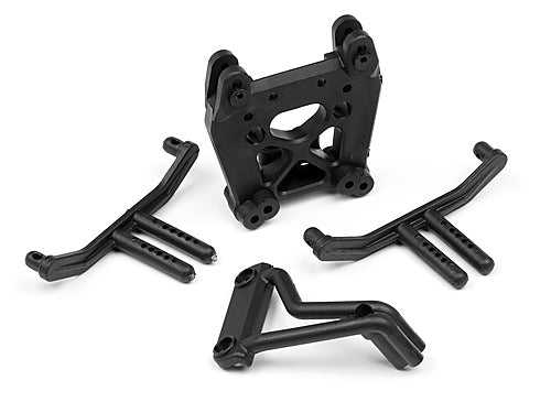 HPI Racing Shock Tower/Body Mount/Roll Bar Set Savage XS (ONLINE ORDER ONLY)