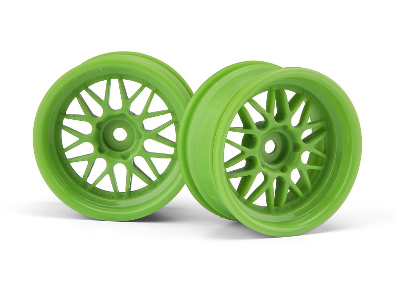 HPI Racing HRE C90 26mm Wheels 6mm Offset Green (2pcs) (ONLINE ORDER ONLY)