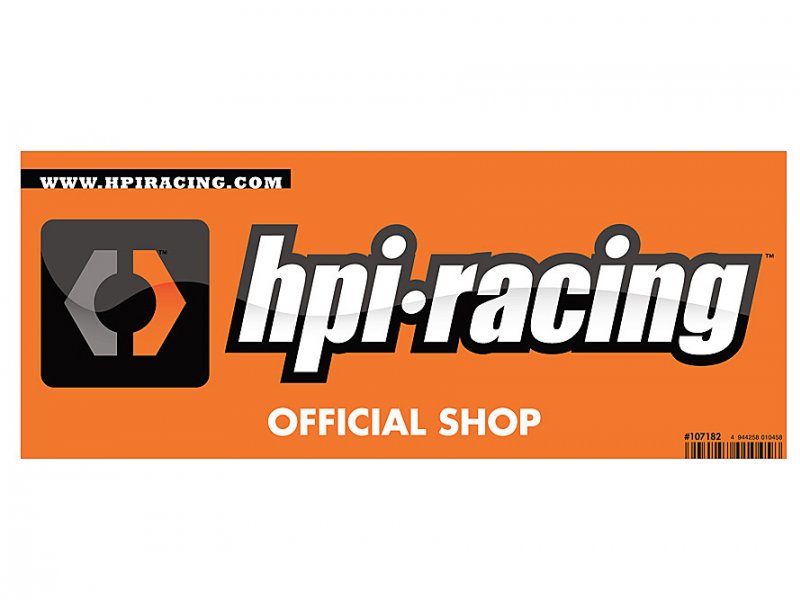 HPI Racing Window Sticker Small with HPI Logo (Double sided) (ONLINE ORDER ONLY)