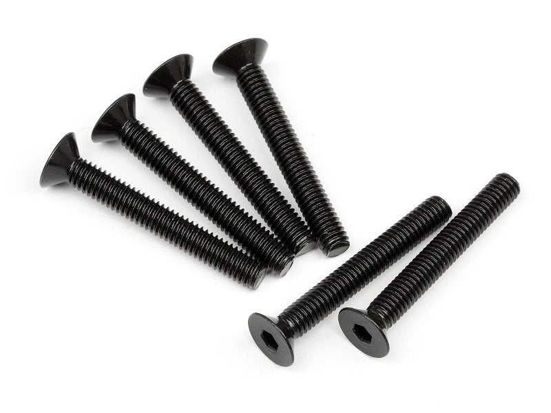 HPI Racing Flat Head Screw M4X30mm Hex Socket (6pcs) (ONLINE ORDER ONLY)