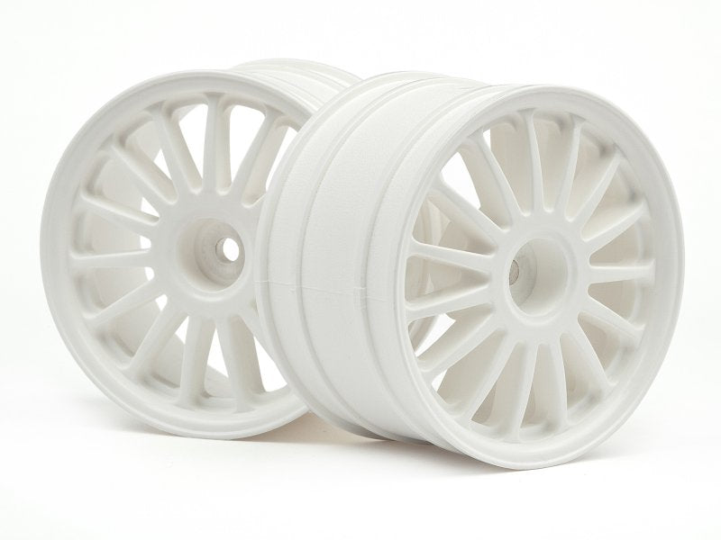 HPI Racing White Tarmac Wheel 2.2 57X35mm for the WR8 (2pcs) (ONLINE ORDER ONLY)