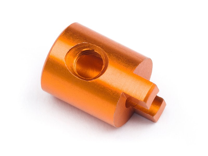 HPI Racing Orange Rear Left Hub for the Micro RS4 (ONLINE ORDER ONLY)