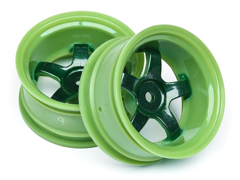 HPI Racing Work Meister S1 Wheel Green (9mm Offset/2pcs) (ONLINE ORDER ONLY)
