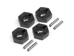 HPI Racing 12mm Wheel Hex Hub Set (4pcs) Jumpshot (ONLINE ORDER ONLY)