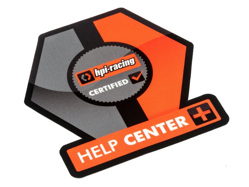 HPI Racing HPI Help Center Shop Window Sticker (ONLINE ORDER ONLY)