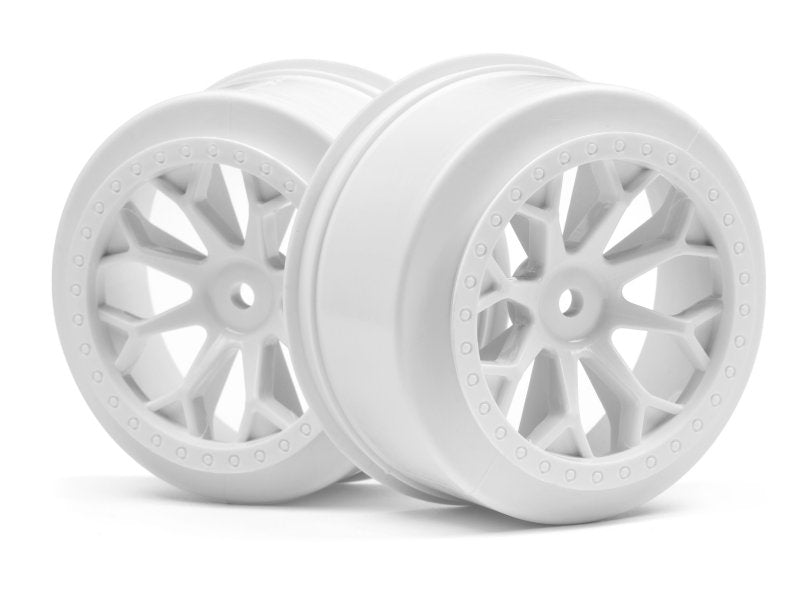 HPI Racing 8-Shot Jumpshot SC Wheel (White/2pcs) 116741 (ONLINE ORDER ONLY)