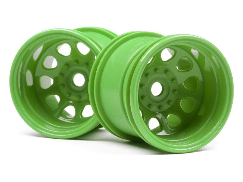 HPI Racing Classic King Wheel Green 2.2in (2pcs) (ONLINE ORDER ONLY)