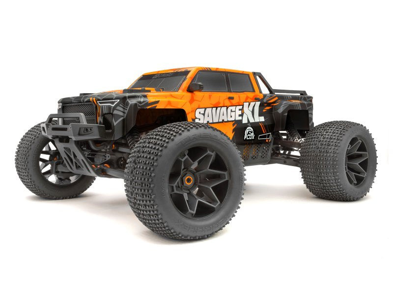 HPI Racing GTXL-6 Kingcab Painted Truck Body Only (Black/Orange) (ONLINE ORDER ONLY)