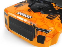 HPI Racing GTXL-6 Kingcab Painted Truck Body (Orange/Black) 160107 (ONLINE ORDER ONLY)