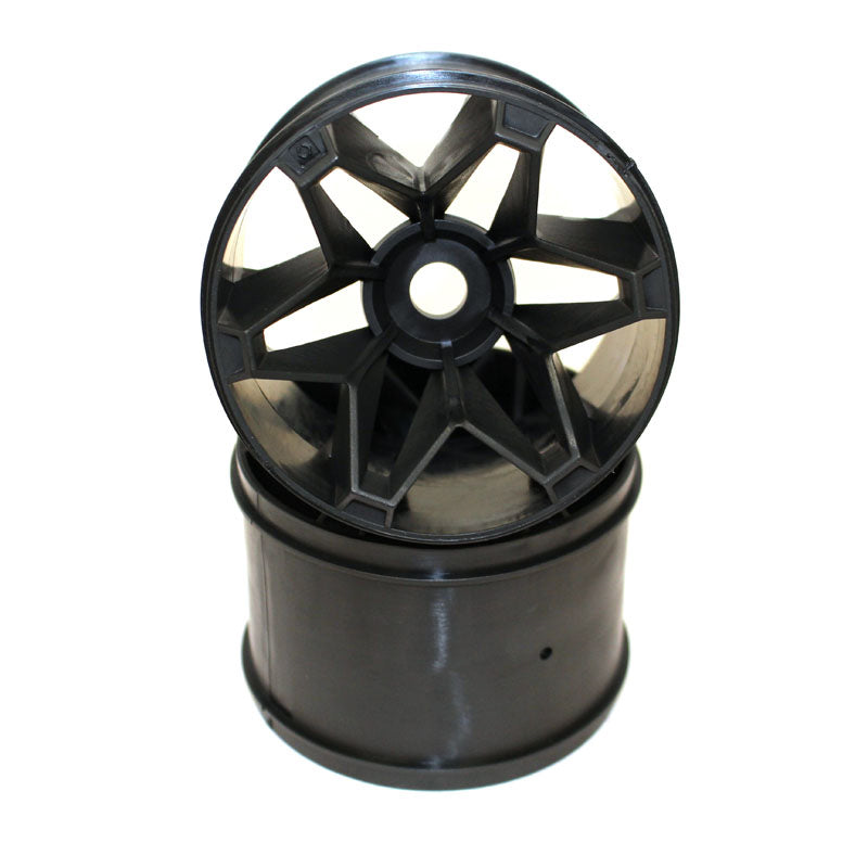 HPI Racing Havok Wheel Black (3.8inx71mm/2pcs)  fits Savage X Flux V2 and 4.6 GT-6 (ONLINE ORDER ONLY)