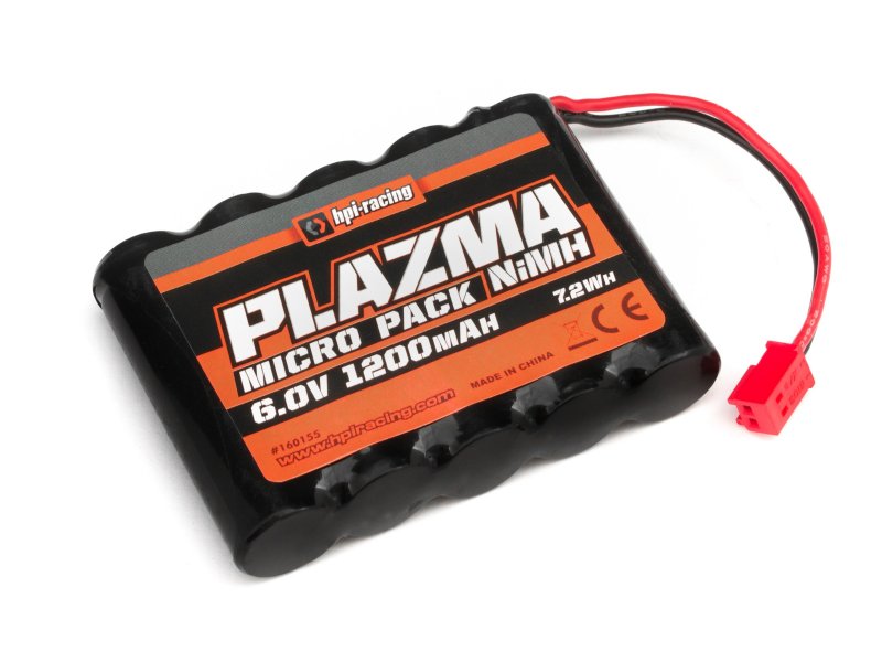 HPI Racing Plazma 6.0V 1200mAh NiMH Micro RS4 Battery Pack (ONLINE ORDER ONLY)